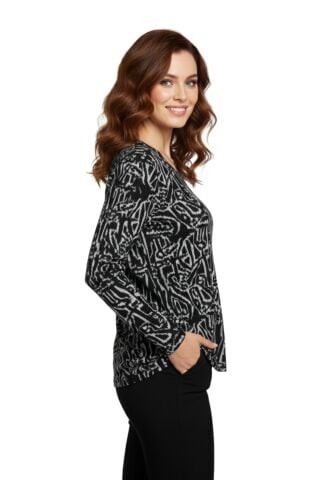 Kadın Yumoş Sıfır Yaka Bluz BGL-ST05143