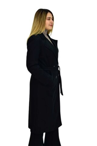 Kadın 4 Düğme Kaşe Kaban K3110 BGL-ST03280