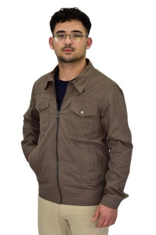Erkek Mevsimlik Kanvas Spor Mont 8002 BGL-ST04368