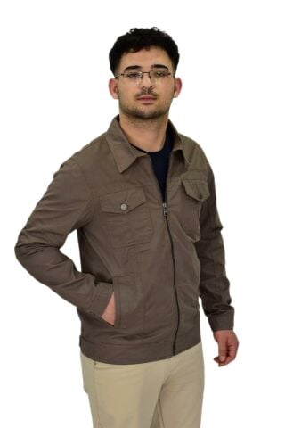 Erkek Mevsimlik Kanvas Spor Mont 8002 BGL-ST04368