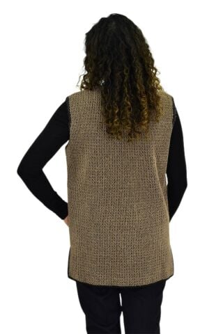 Kadın Anne Cepli Triko Yelek BGL-ST04133