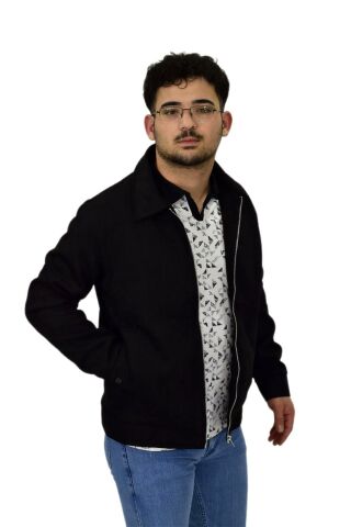 Erkek Mevsimlik Süet Spor Mont 8073 BGL-ST04510