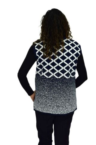 Kadın Anne Cepli Triko Yelek ASY BGL-ST04131