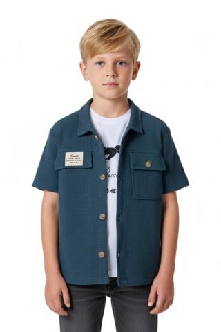 Erkek Çocuk Gömlek Tişört 2 Li Takım BGL-ST05261