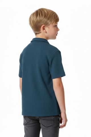 Erkek Çocuk Gömlek Tişört 2 Li Takım BGL-ST05261