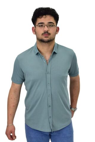 Erkek Gömlek Yaka Düğmeli Merserize Tişört 4410 BGL-ST04530