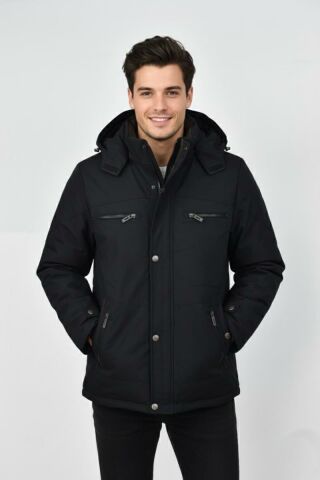 Erkek Kapüşonlu Spor Mont Regular Fit 3335 BGL-ST04902