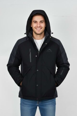 Erkek Kapüşonlu Spor Mont Regular Fit 3016 BGL-ST04904