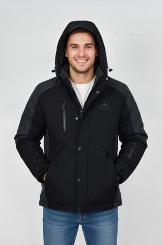 Erkek Kapüşonlu Spor Mont Regular Fit 3016 BGL-ST04904