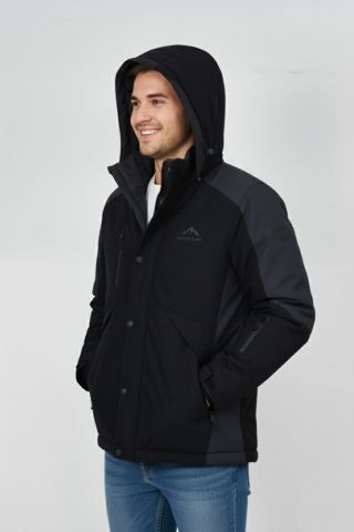 Erkek Kapüşonlu Spor Mont Regular Fit 3016 BGL-ST04904
