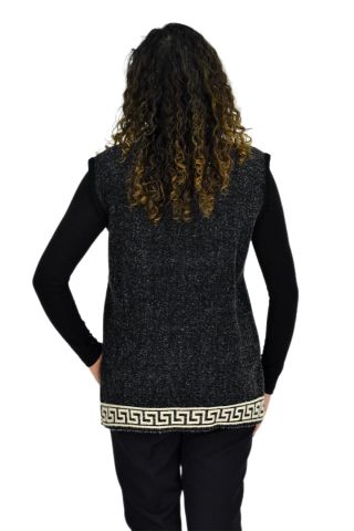 Kadın Anne Cepli Triko Yelek BGL-ST04134