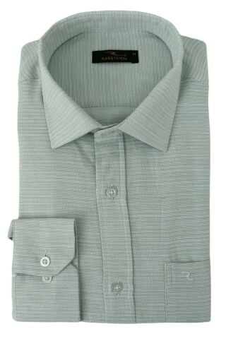 Erkek Klasik Uzun Kol Petek Dokulu Gömlek BGL-ST02762