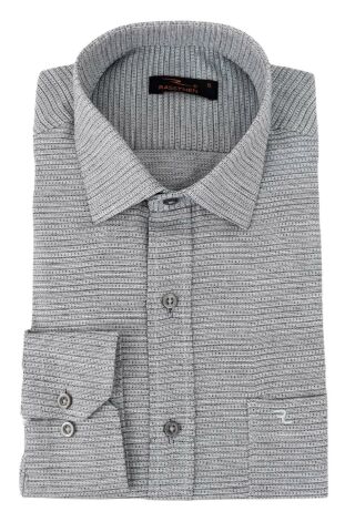 Erkek Klasik Uzun Kol Petek Dokulu Gömlek BGL-ST02762