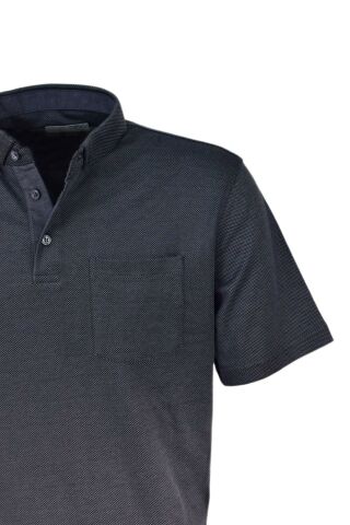 Erkek Gömlek Yaka Jakarlı Cepli Tişört R7710 BGL-ST03773