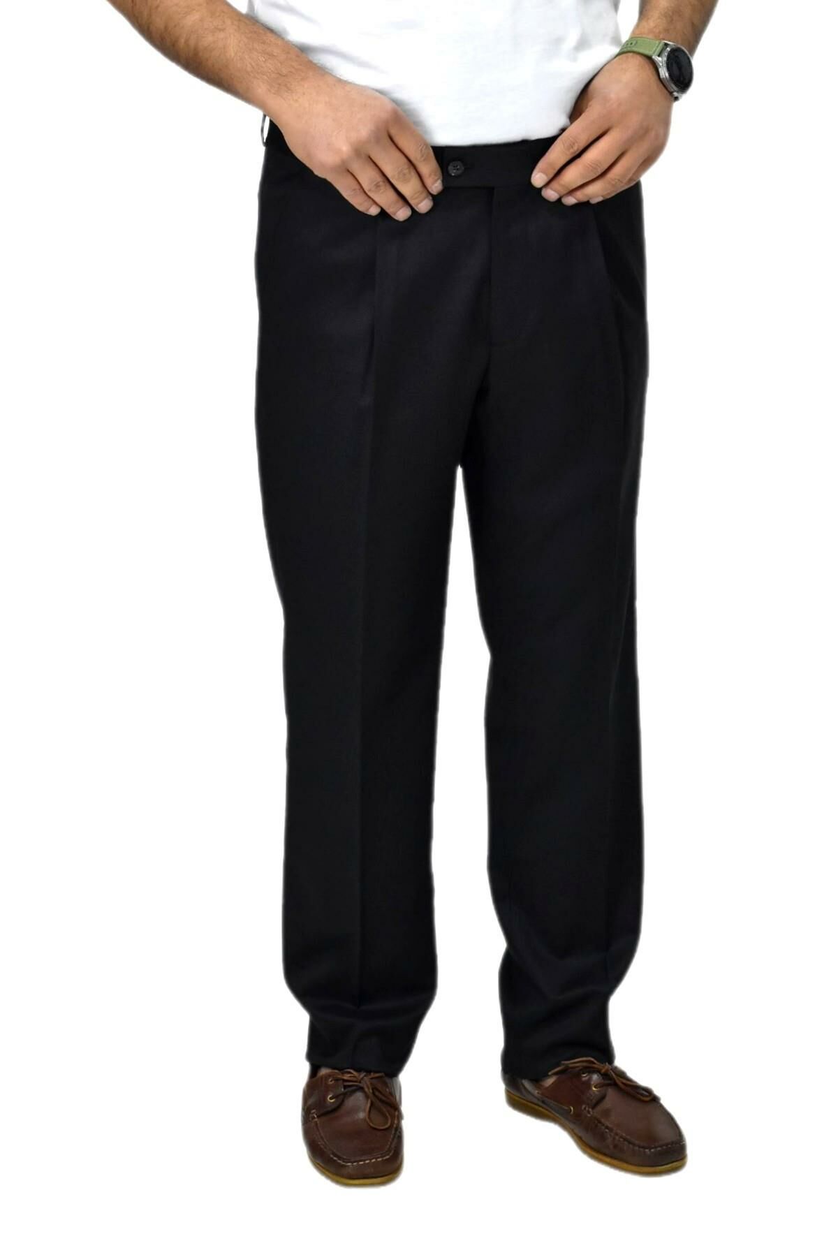 Erkek Pileli Klasik  Kumaş Pantolon P1174 BGL-ST04410