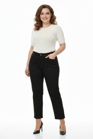 Kadın Kanvas Bilek Pantolon Kemer Lastikli Düğmeli BGL-ST05056