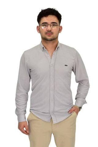Erkek Likralı Spor Silim Fit Gömlek BGL-ST04331