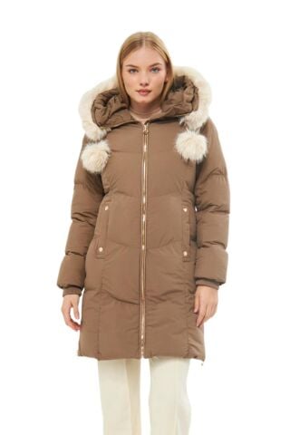 Kadın Spor Kapüşonlu Mont  M5304 BGL-ST03222