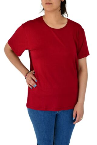 Kadın Yuvarlak Yaka Tişört BGL-ST01974