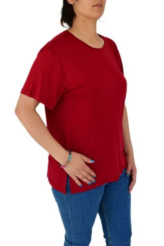 Kadın Yuvarlak Yaka Tişört BGL-ST01974