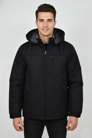 Erkek Kapüşonlu Mevsimlik Spor Mont 99537 BBGL-ST04876