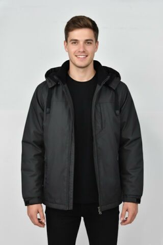 Erkek Kapüşonlu Mevsimlik Spor Mont 99537 BBGL-ST04876