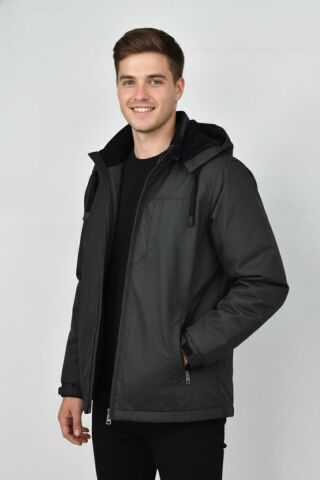 Erkek Kapüşonlu Mevsimlik Spor Mont 99537 BBGL-ST04876