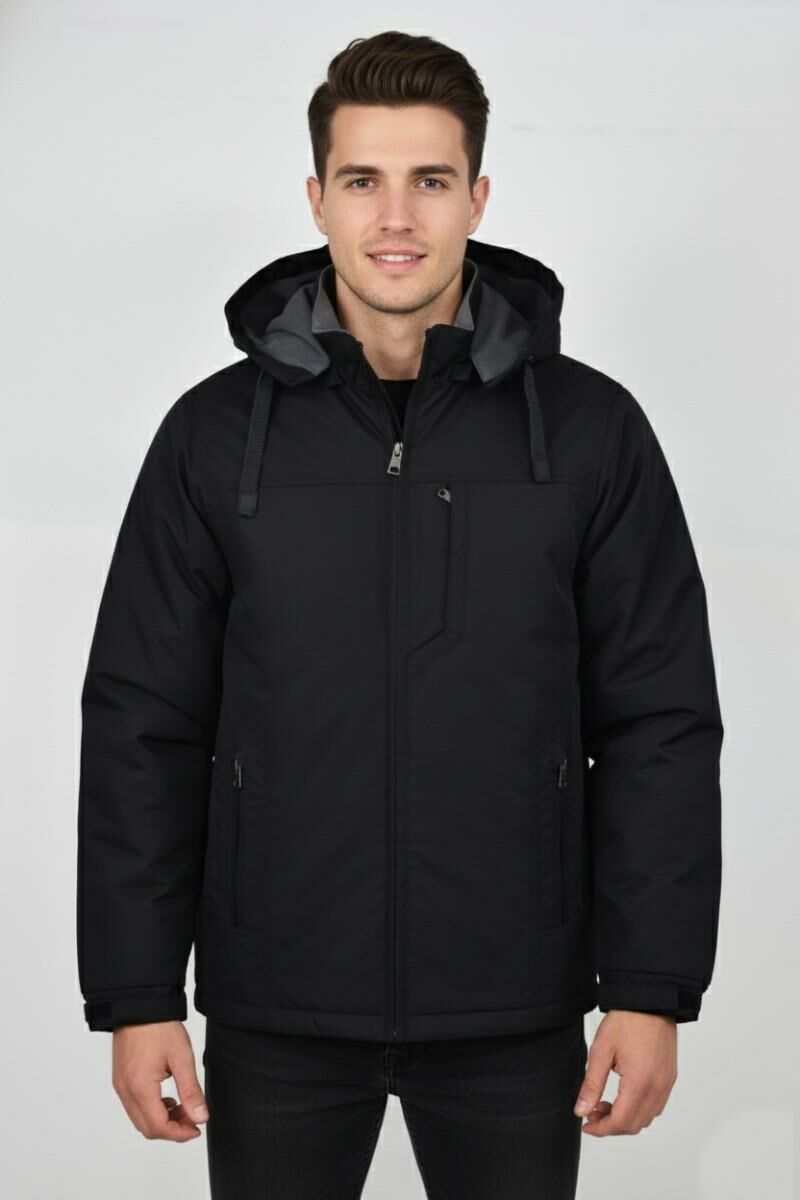 Erkek Kapüşonlu Mevsimlik Spor Mont 99537 BBGL-ST04876