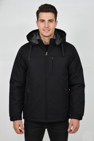 Erkek Kapüşonlu Mevsimlik Spor Mont 99537 BBGL-ST04876