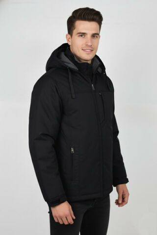 Erkek Kapüşonlu Mevsimlik Spor Mont 99537 BBGL-ST04876