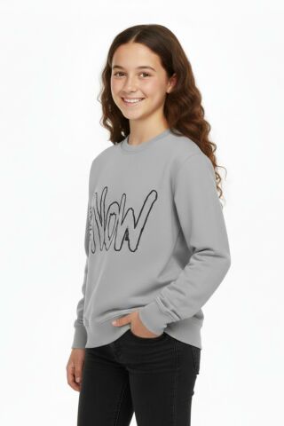 Kız Çocuk Baskılı Sweatshirt BGL-ST05267