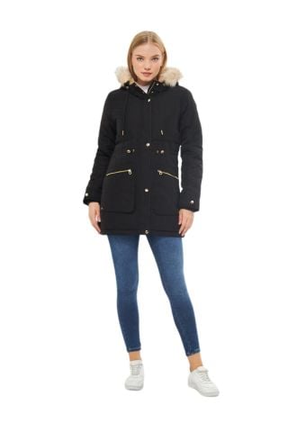 Kadın Spor Kapüşonlu Mont  M5565 BGL-ST03223