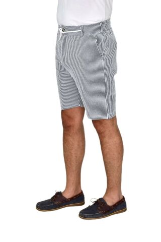 Erkek Çizgili Cepli Likralı Şort BGL-ST04624