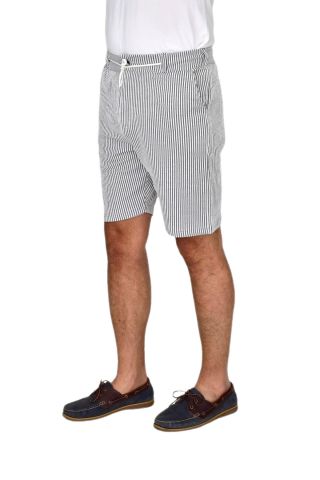 Erkek Çizgili Cepli Likralı Şort BGL-ST04624