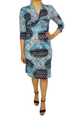 Kadın Truvakar Kol Çiçekli Elbise PROTO66953