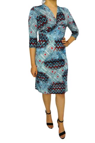 Kadın Truvakar Kol Çiçekli Elbise PROTO66953