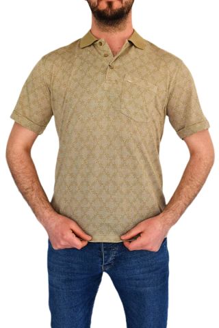 Erkek Polo Yaka Cepli Tişört 1-T817 BGL-ST01811