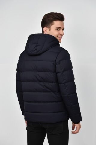 Erkek Kapüşonlu İç Kürklü Spor Mont 99528 BGL-ST04880