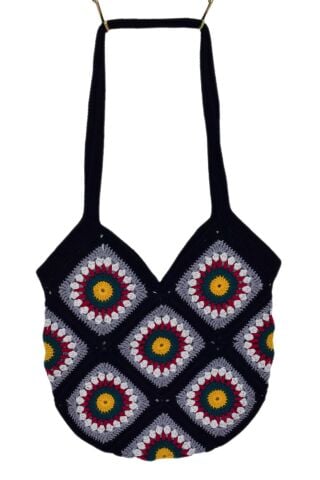 El Örgüsü Motif Desenli İçi Astarlı Omuz Çanta BGL-ST04724