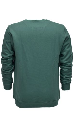 Erkek Baskılı Spor Sıfır Yaka Sweatshirt R2206 BGL-ST03190