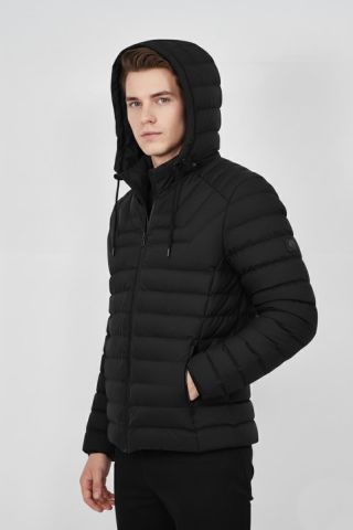 Erkek Kapüşonlu Spor Mont Regular Fit 3019 BGL-ST04897