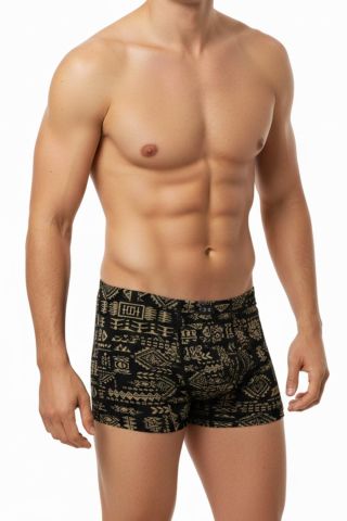 Erkek Likralı Baskı Desenli Boxer  BGL-ST05009