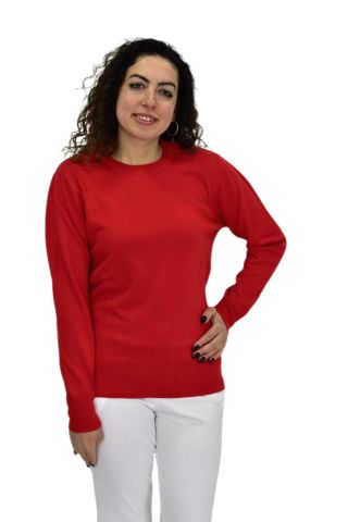 Kadın Sıfır Yaka Spor Kazak BGL-ST04085