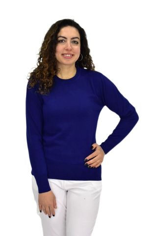 Kadın Sıfır Yaka Spor Kazak BGL-ST04085