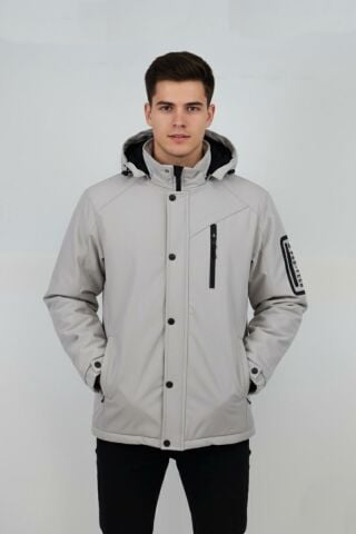 Erkek Kapüşonlu Spor Mont Regular Fit 3013 BGL-ST04908