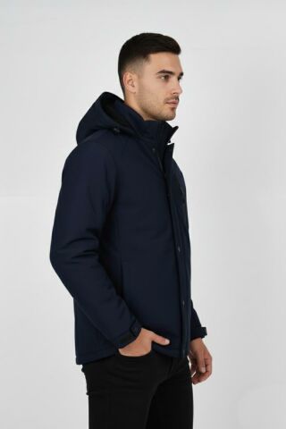 Erkek Kapüşonlu Spor Mont Regular Fit 3013 BGL-ST04908