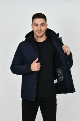 Erkek Kapüşonlu Spor Mont Regular Fit 3013 BGL-ST04908