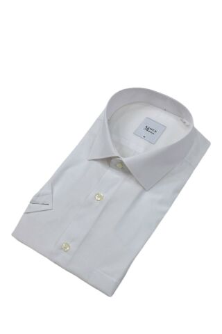 Erkek Klasik Düz Renk Kısa Kol Gömlek Pamuklu 9400 BGL-ST04582