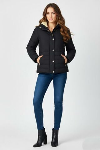 Kadın Spor İçi Peluş Mont M5309 BGL-ST04914