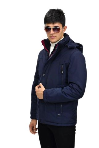 Erkek Spor Kapüşonlu Mont  M3306 BGL-ST03230